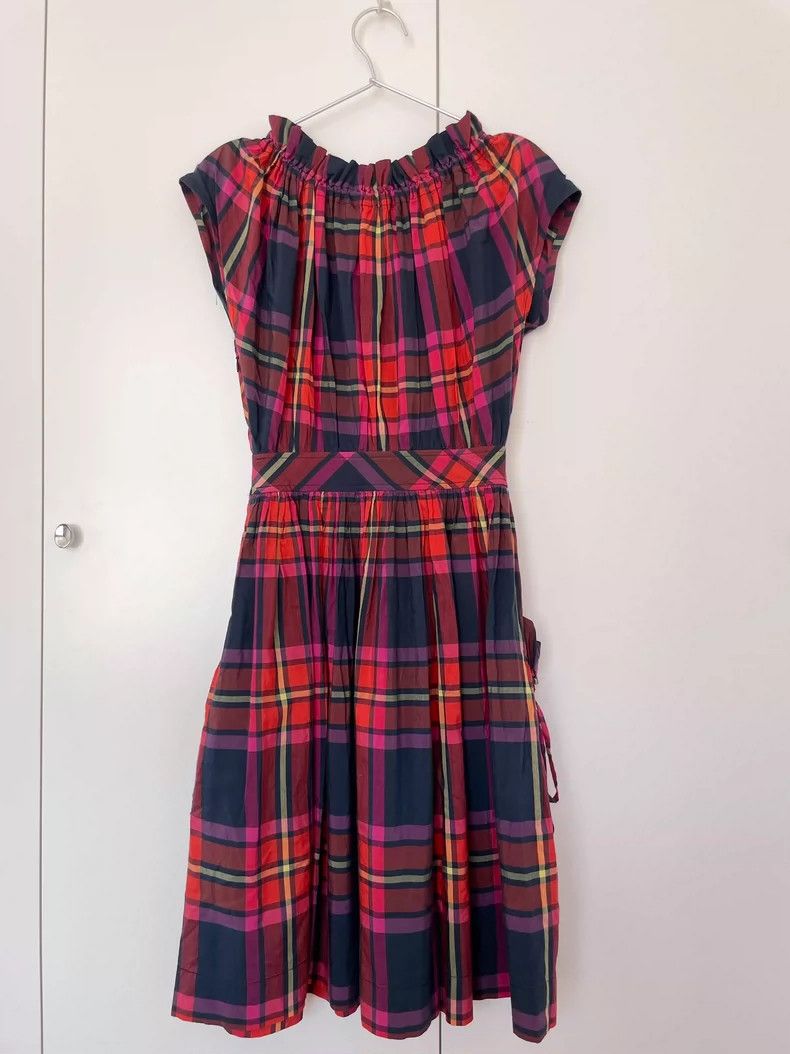 Vivienne Westwood Vivienne Westwood Vintage Red Plaid Dress - dmc Size M / US 6-8 / IT 42-44 - 3 Thumbnail