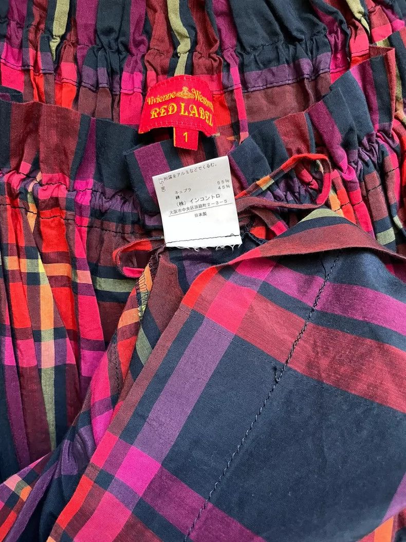 Vivienne Westwood Vivienne Westwood Vintage Red Plaid Dress - dmc Size M / US 6-8 / IT 42-44 - 7 Thumbnail