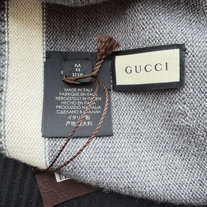 Gucci Gucci Logo Metallic Knit Beanie Hat - dmc Size ONE SIZE - 6 Thumbnail