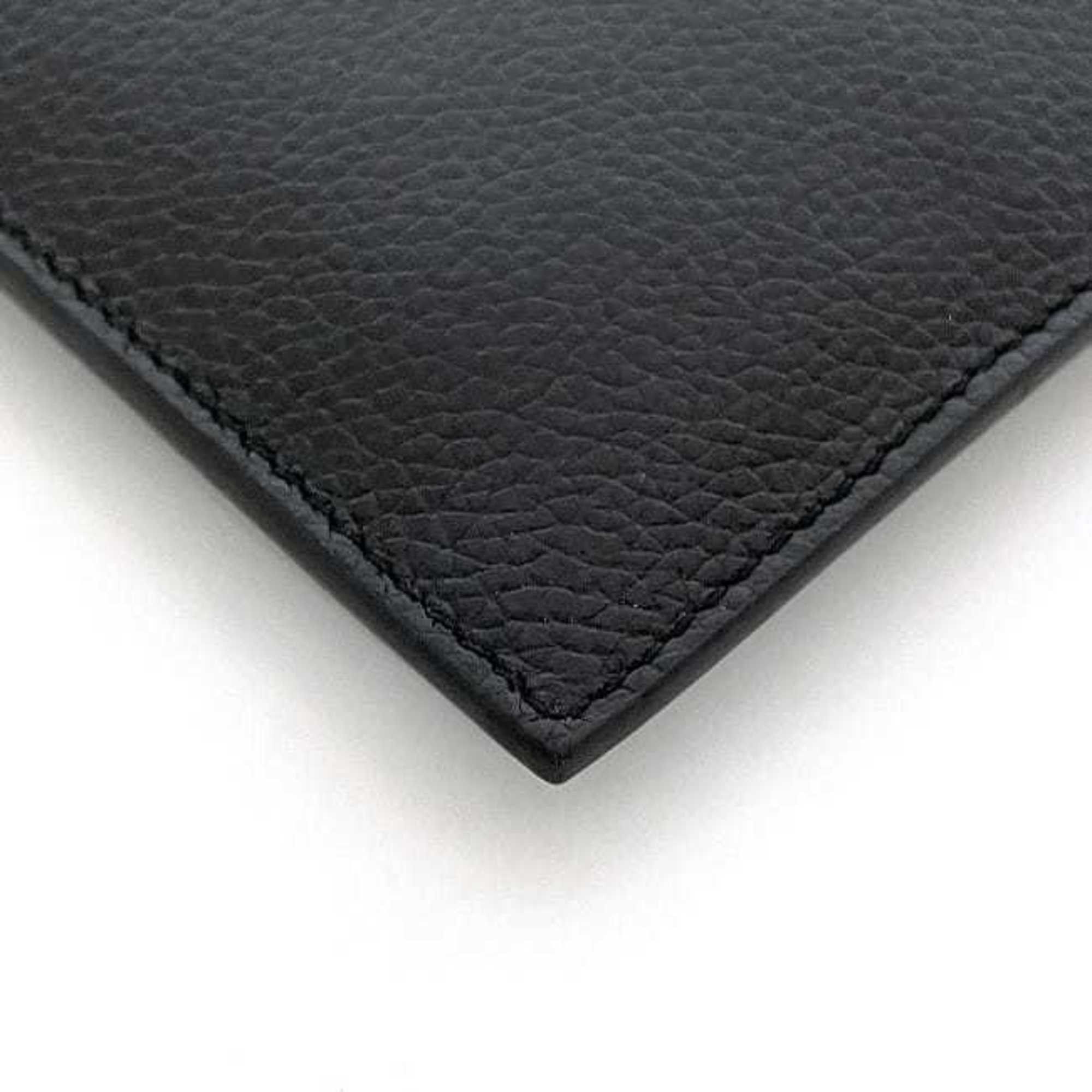 Balenciaga Balenciaga Pass Case ec-23506 Black 616015 Leather 1063 T 584046 BALENCIAGA Card Pouch Coin with Strap for Men and Women Size ONE SIZE - 5 Thumbnail