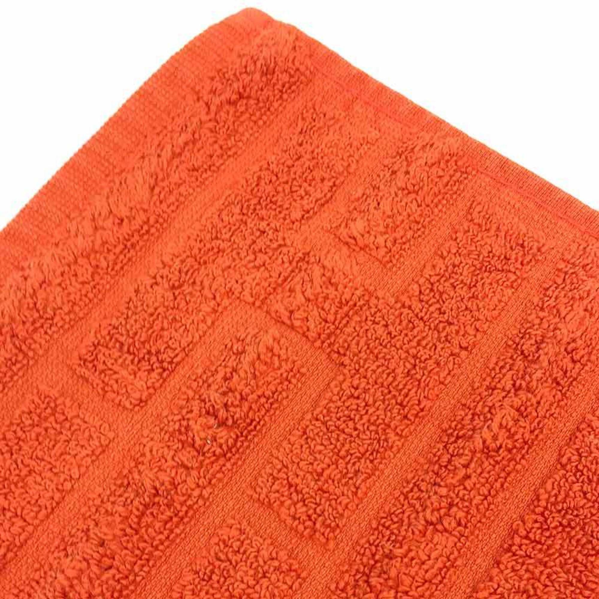 Hermes HERMES LABYRINTHE Hand Towel, CARRE 32x32cm, 101299M-06, 100% Cotton, Orange, H, Unisex, Men's, Women's, aq11882 Size ONE SIZE - 2 Thumbnail