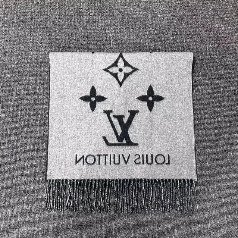 Louis Vuitton Louis Vuitton Monogram Logo Cashmere Scarf - dmc Size ONE SIZE - 4 Thumbnail