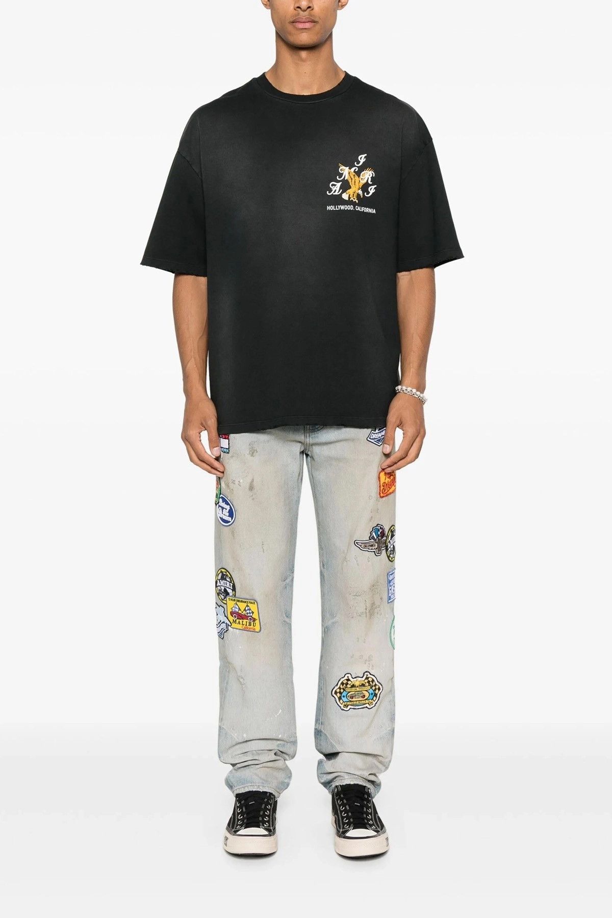 Amiri 'Crystal Eagle Tee' T-shirt Size US L / EU 52-54 / 3 - 2 Thumbnail