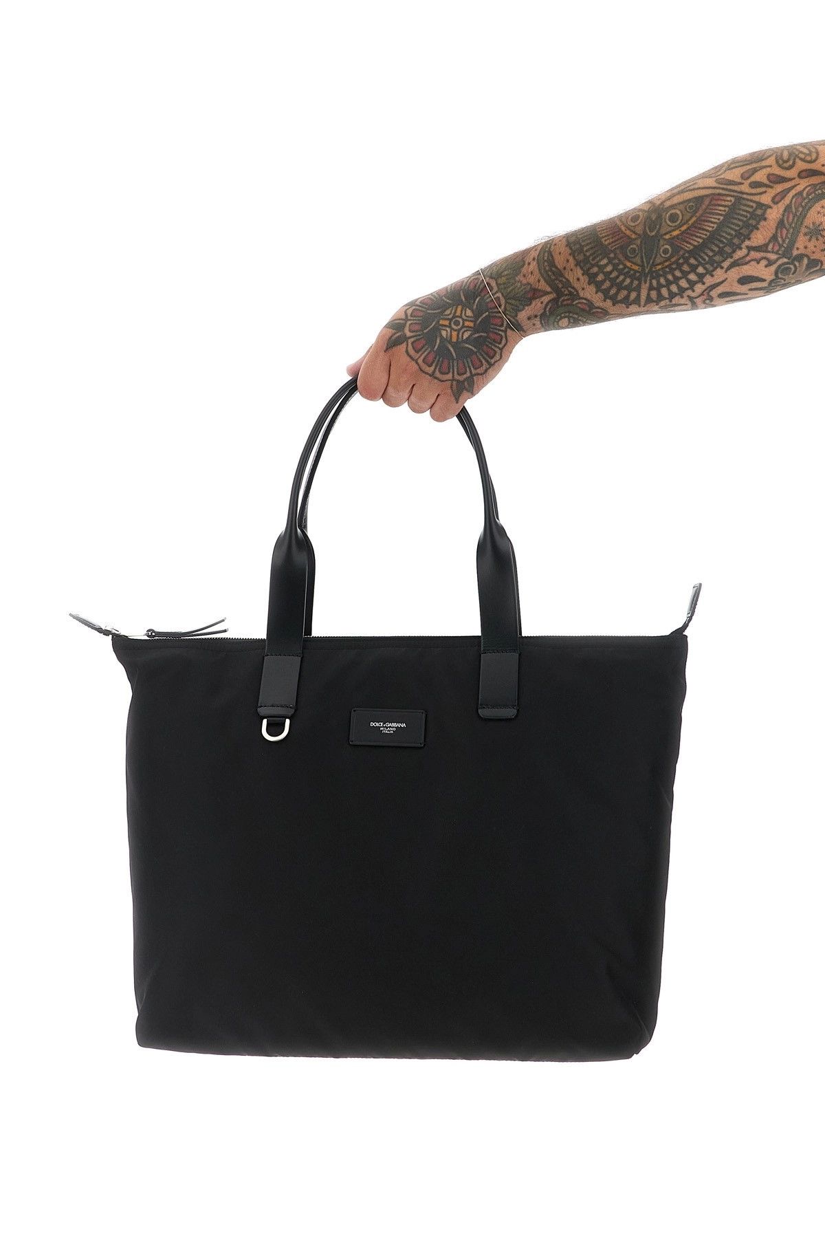 Dolce & Gabbana Media logo patch shopping bag Size ONE SIZE - 2 Thumbnail