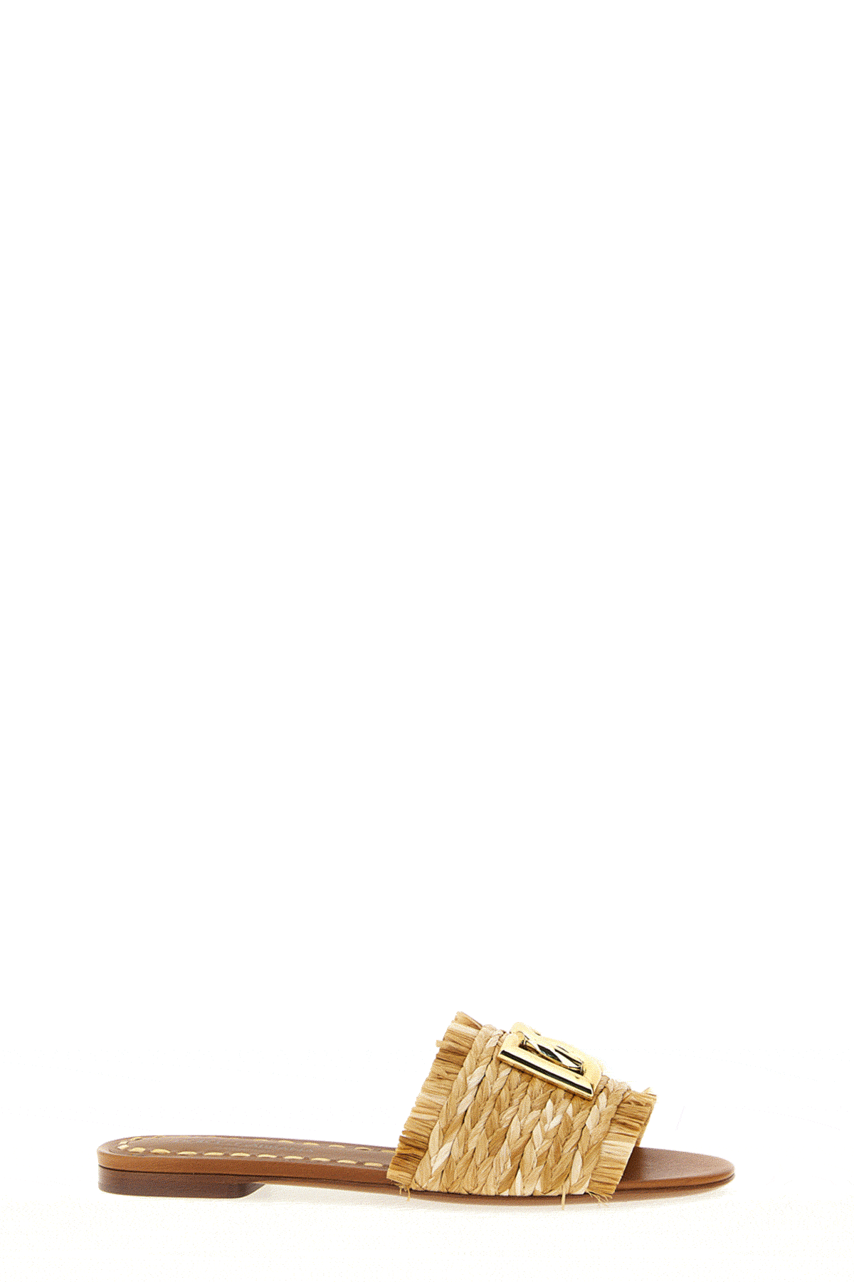 Dolce & Gabbana Raffia braid slides Size US 8 / IT 38 - 5 Thumbnail