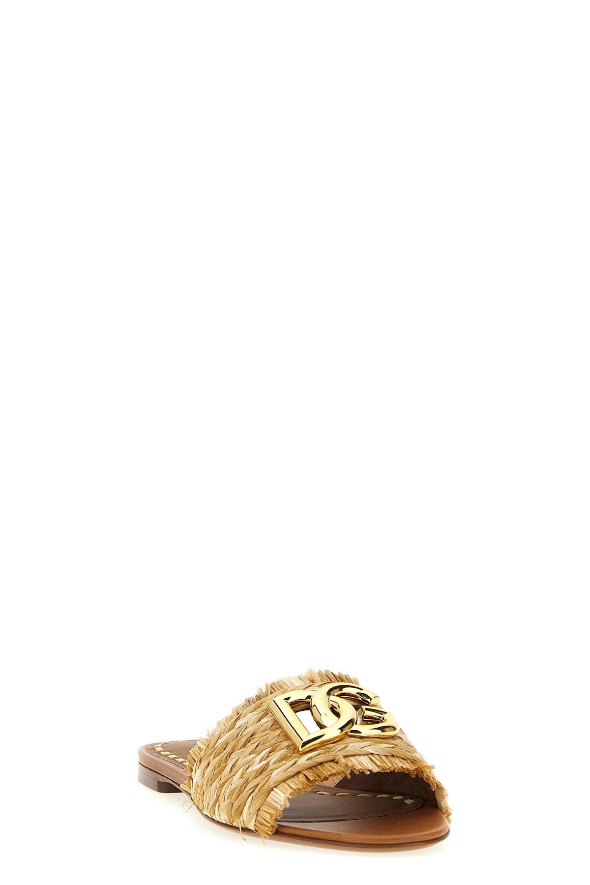 Dolce & Gabbana Raffia braid slides Size US 8 / IT 38 - 2 Thumbnail