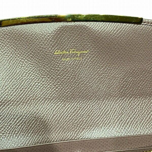 Salvatore Ferragamo Salvatore Ferragamo Salvatore Ferragamo Gancini Leather Wallet Leather Long Wallet 22D150 Size ONE SIZE - 9 Thumbnail
