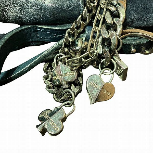 Jimmy Choo Jimmy Choo Jimmy Choo Biker Leather Shoulder Bag Leather Shoulder Bag Size ONE SIZE - 7 Thumbnail
