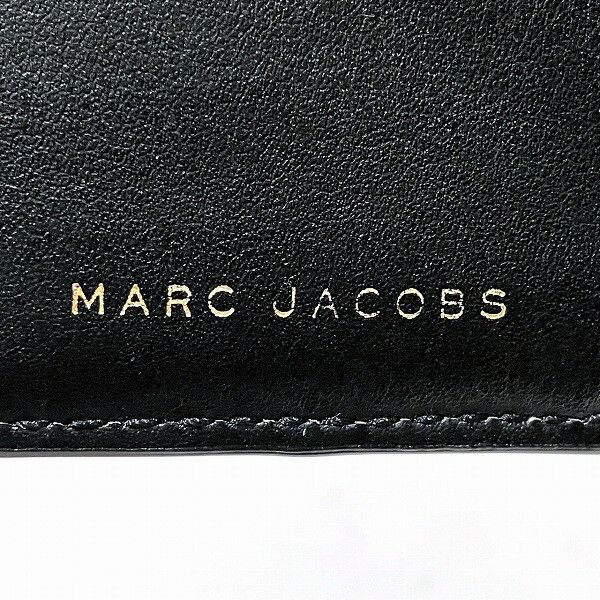 Marc Jacobs Marc Jacobs Marc Jacobs M0015163 Leather Wallet Leather Short Wallet M0015163 001 DUTY FREE for USA Size ONE SIZE - 4 Thumbnail