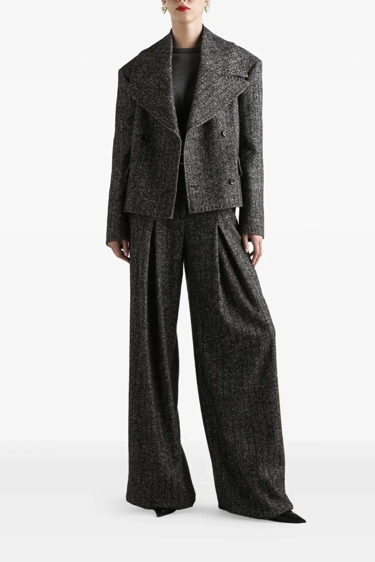 Dolce & Gabbana Striped wool blazer Size S / US 4 / IT 40 - 2 Thumbnail