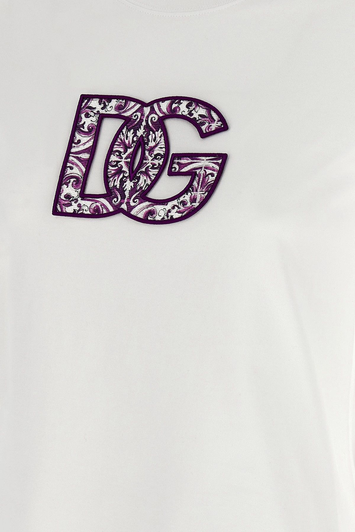 Dolce & Gabbana 'Maiolica' logo patch t-shirt Size S / US 4 / IT 40 - 5 Thumbnail