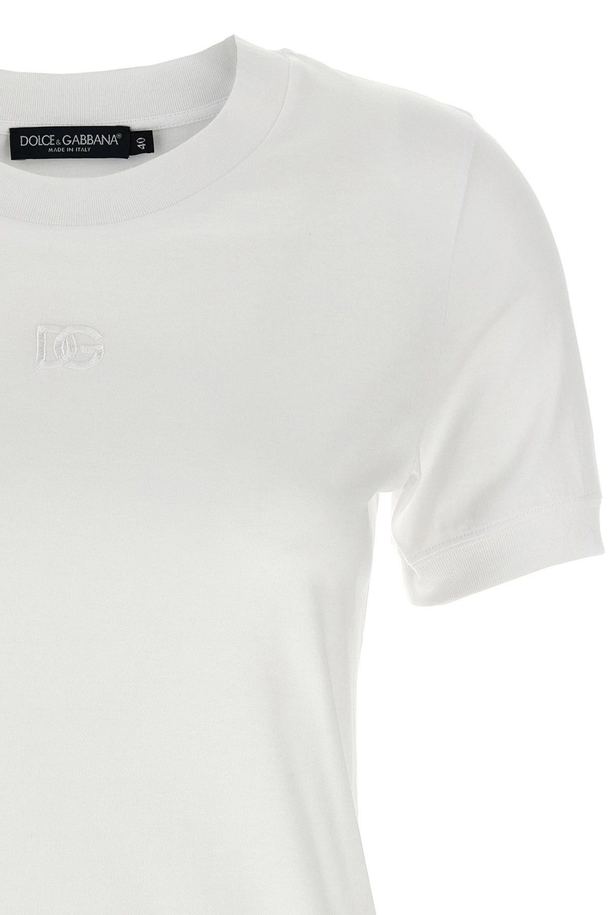 Dolce & Gabbana Logo embroidery t-shirt Size S / US 4 / IT 40 - 3 Thumbnail