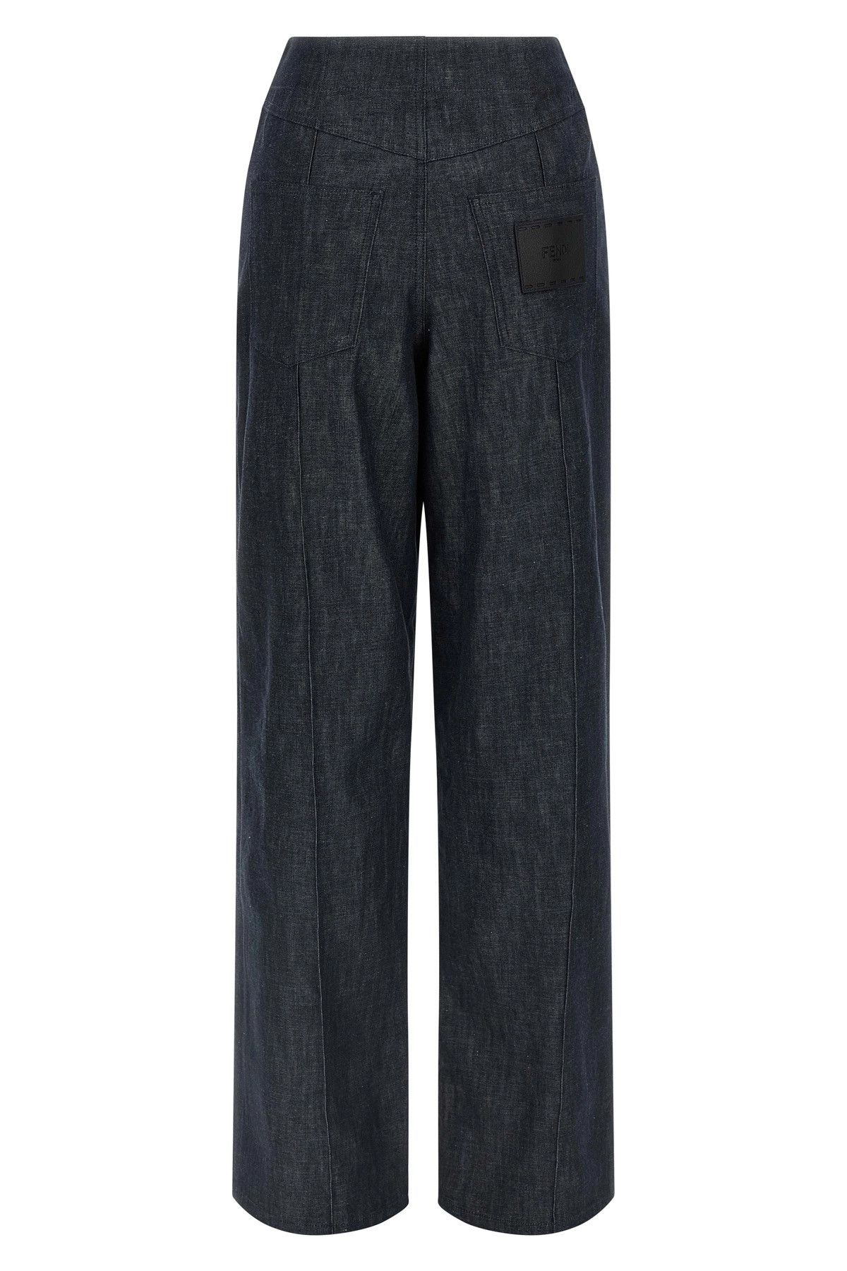 Fendi 'Fendi Roma' patch jeans Size 26" / US 2 / IT 38 - 2 Thumbnail