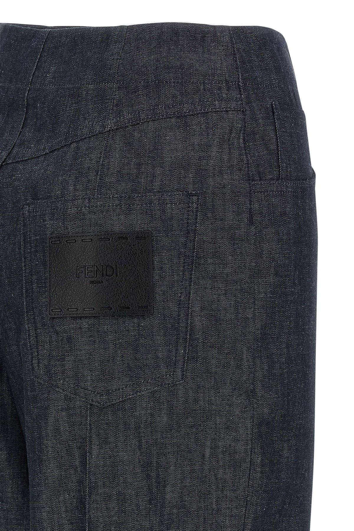 Fendi 'Fendi Roma' patch jeans Size 27" / US 4 / IT 40 - 4 Thumbnail