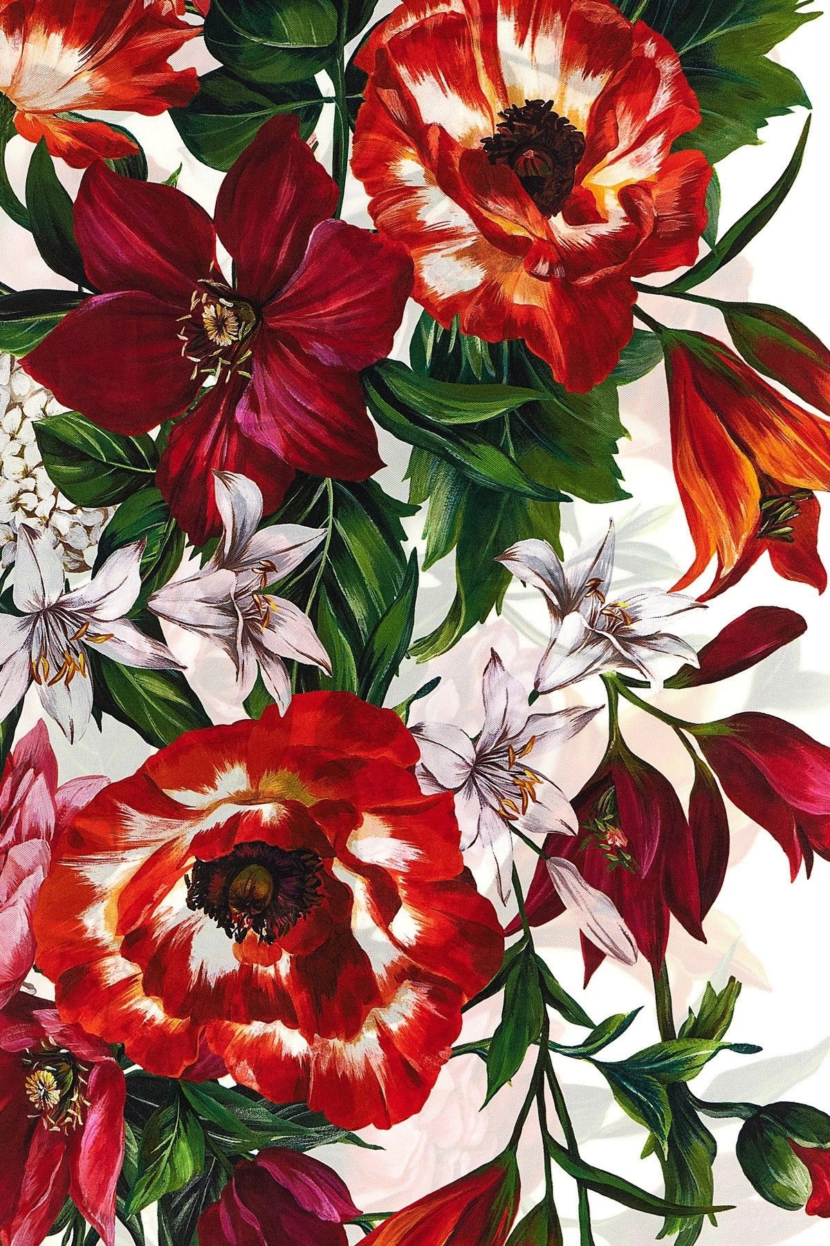 Dolce & Gabbana Floral print scarf Size ONE SIZE - 3 Thumbnail