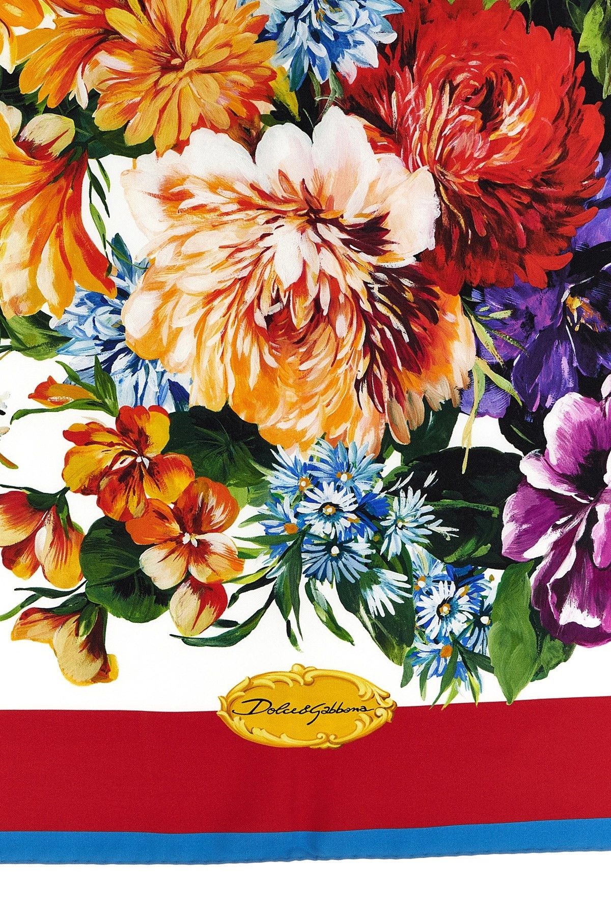 Dolce & Gabbana Floral print scarf Size ONE SIZE - 2 Thumbnail