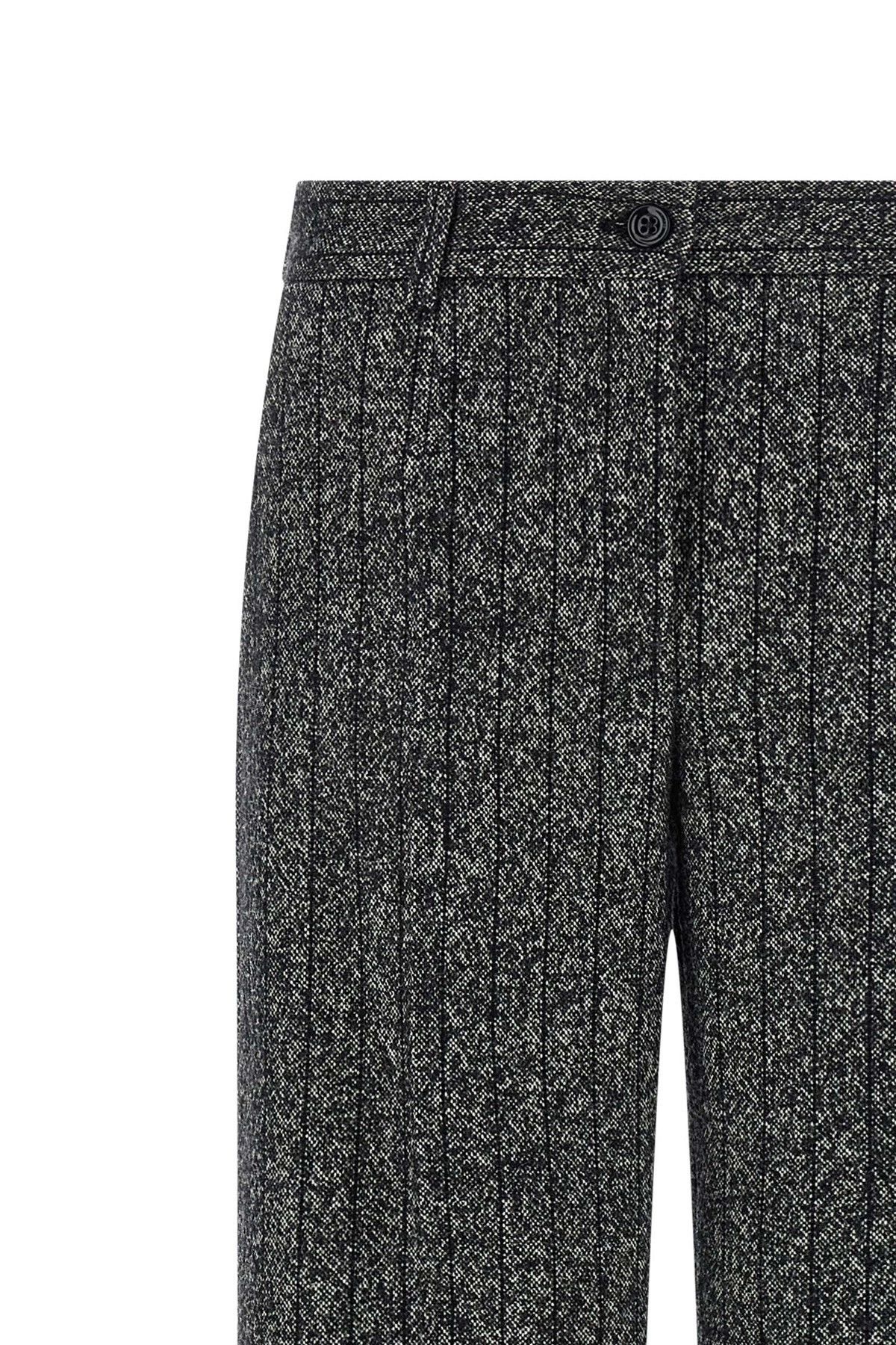 Dolce & Gabbana Striped wool pants Size 28" / US 6 / IT 42 - 4 Thumbnail