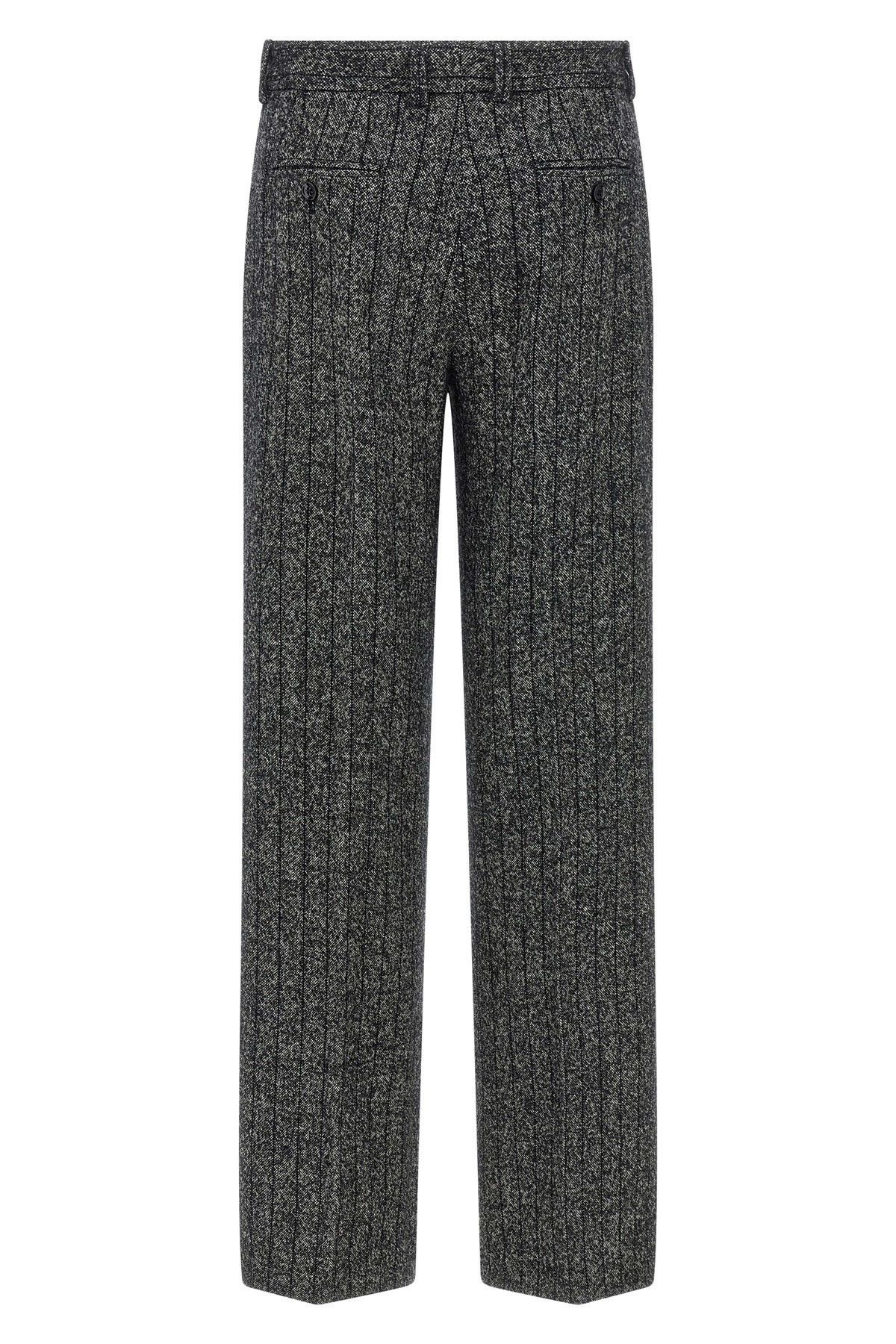 Dolce & Gabbana Striped wool pants Size 28" / US 6 / IT 42 - 3 Thumbnail