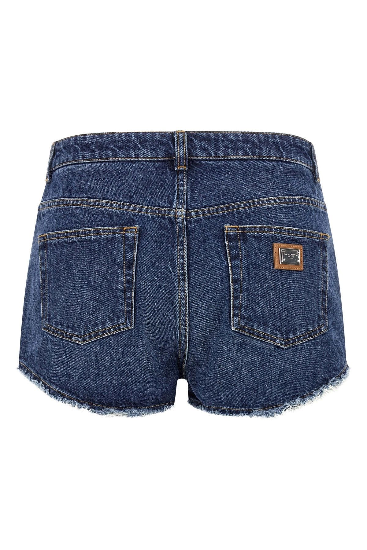 Dolce & Gabbana Logo plate shorts Size 28" / US 6 / IT 42 - 2 Thumbnail