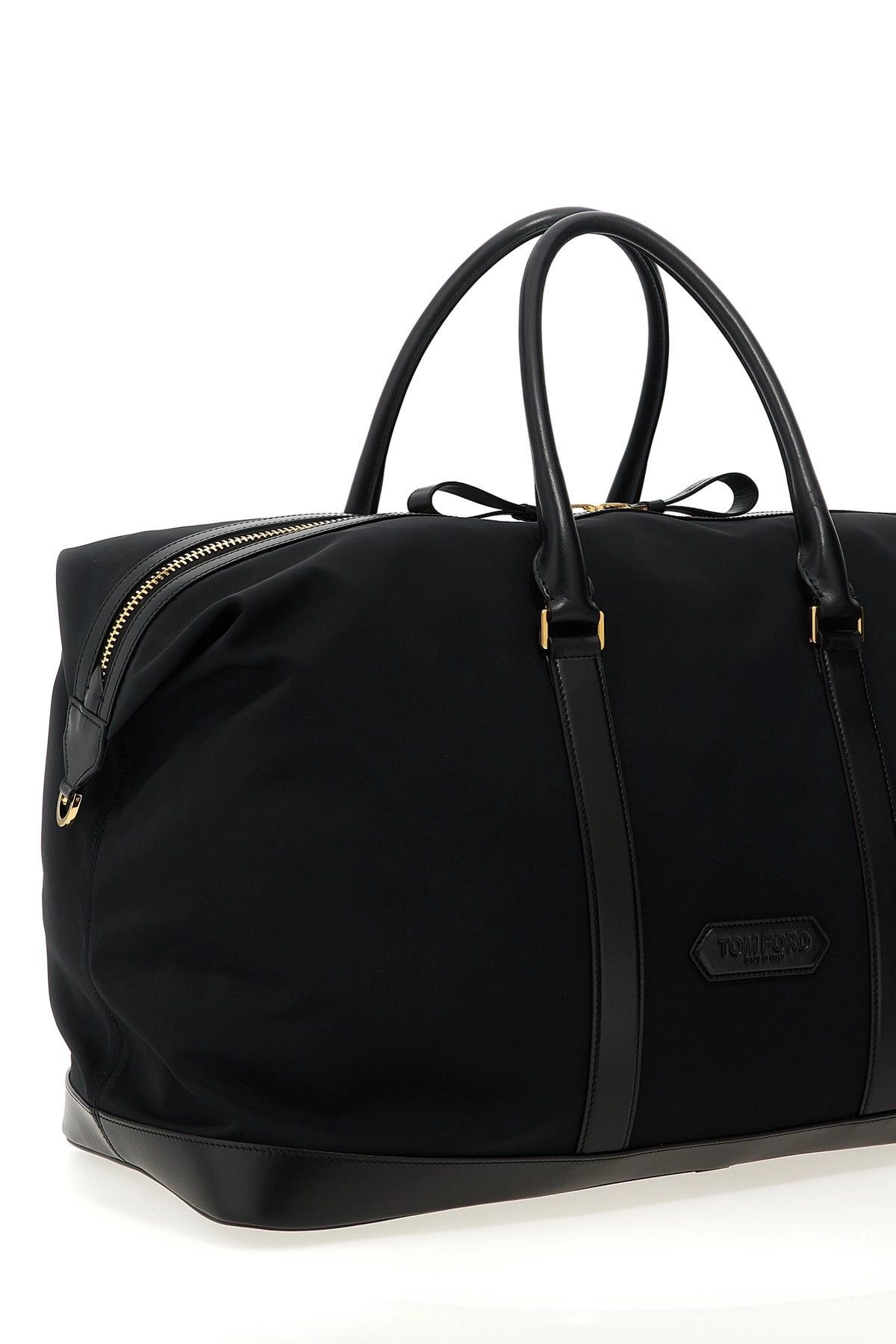 Tom Ford Leather details travel bag Size ONE SIZE - 3 Thumbnail