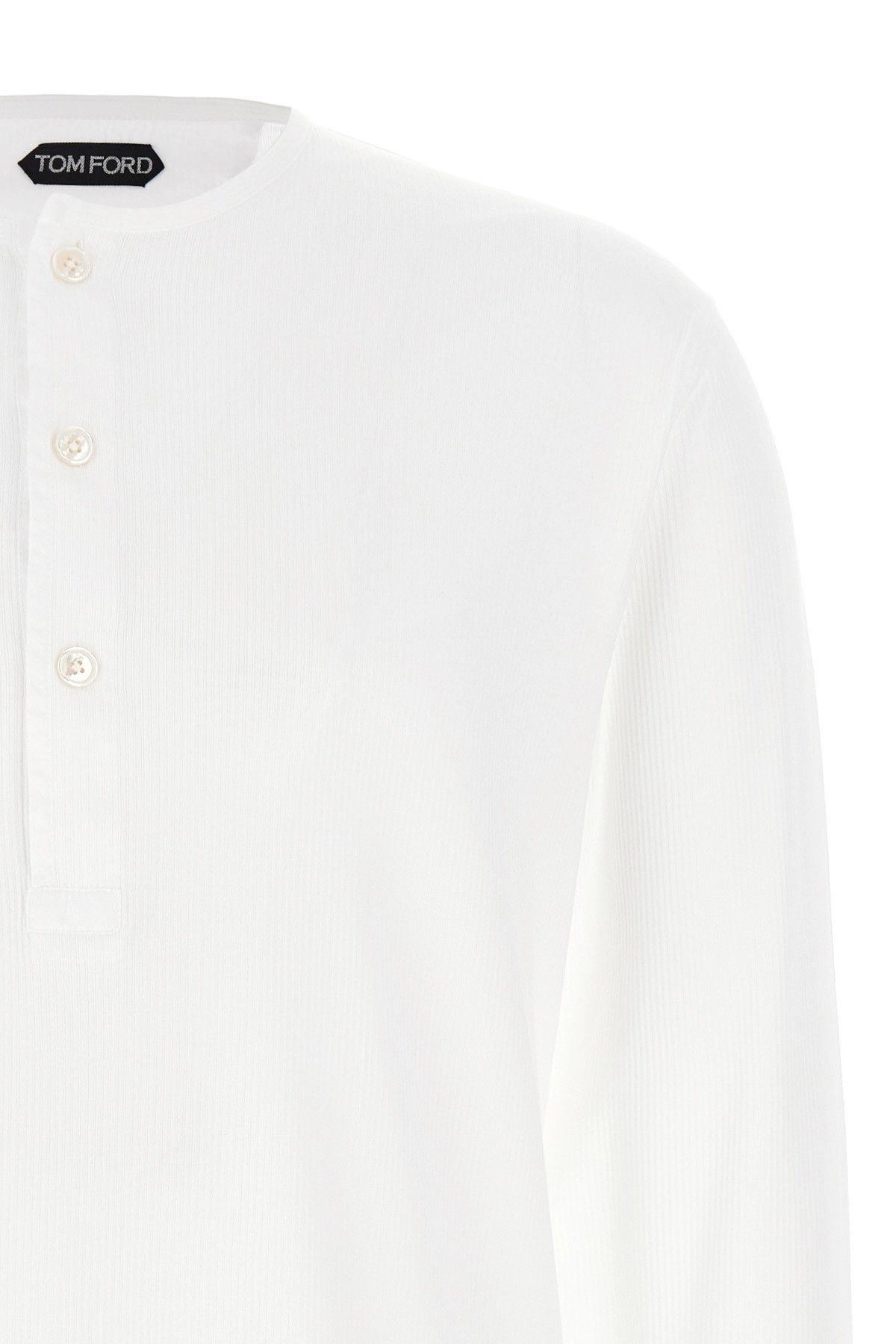 Tom Ford Ribbed cotton t-shirt Size US XL / EU 56 / 4 - 4 Thumbnail