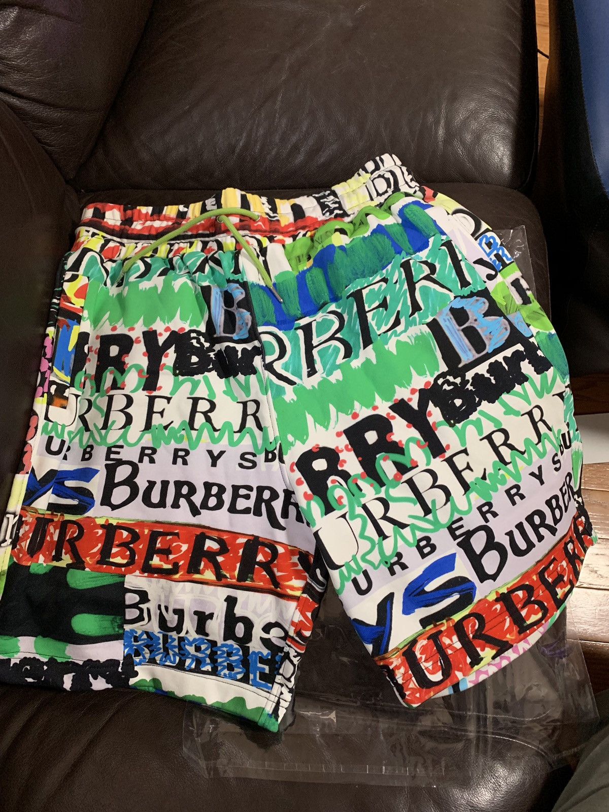 Burberry swim sale trunks graffiti