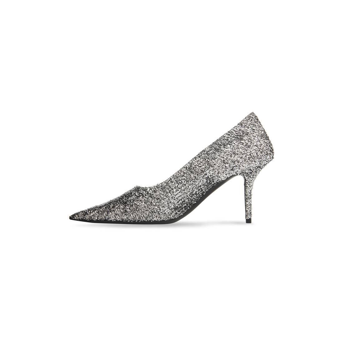 Balenciaga square knife 80mm pump silver Size US 9 / IT 39 - 4 Thumbnail