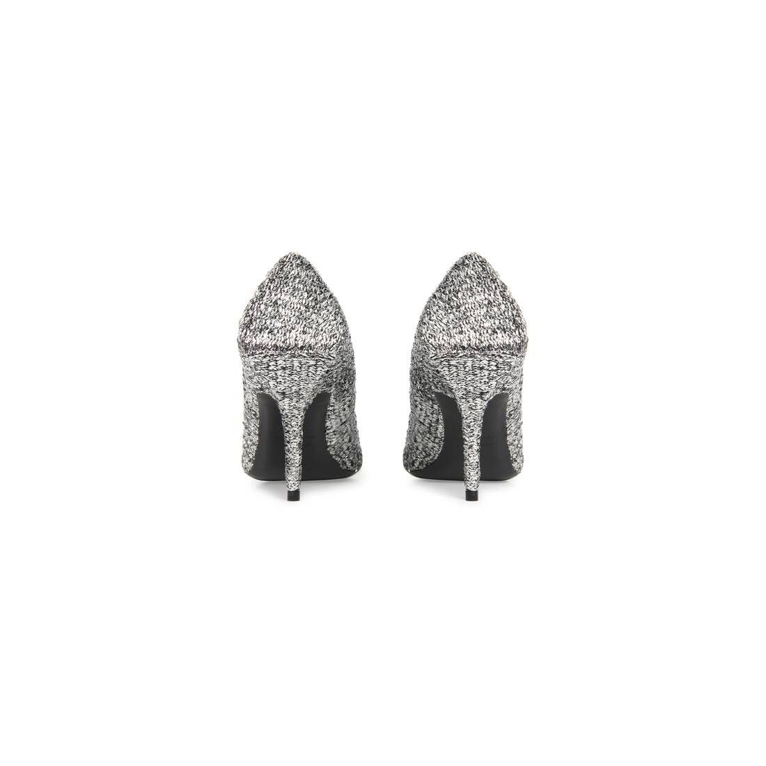 Balenciaga square knife 80mm pump silver Size US 10 / IT 40 - 5 Thumbnail