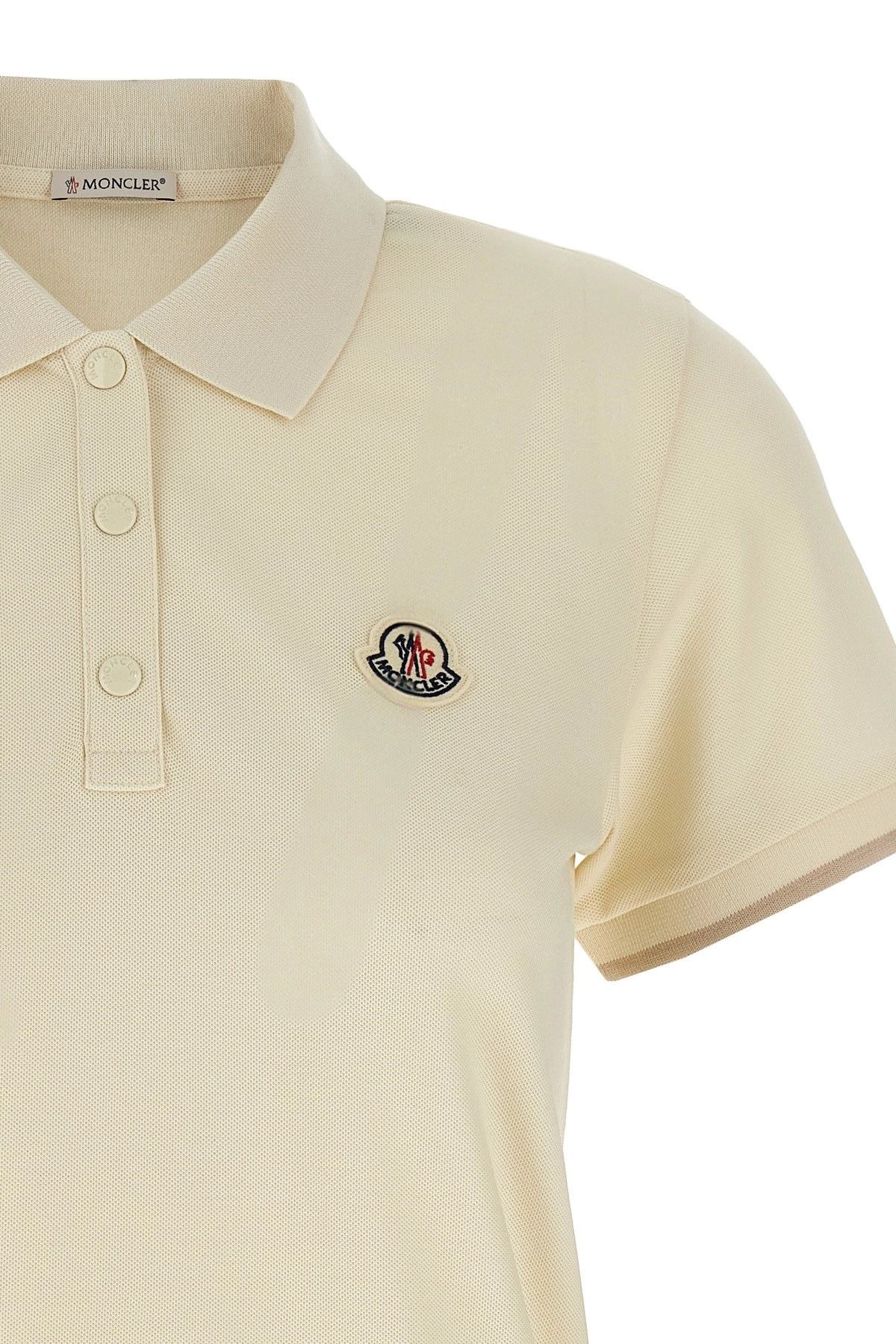 Logo patch polo shirt