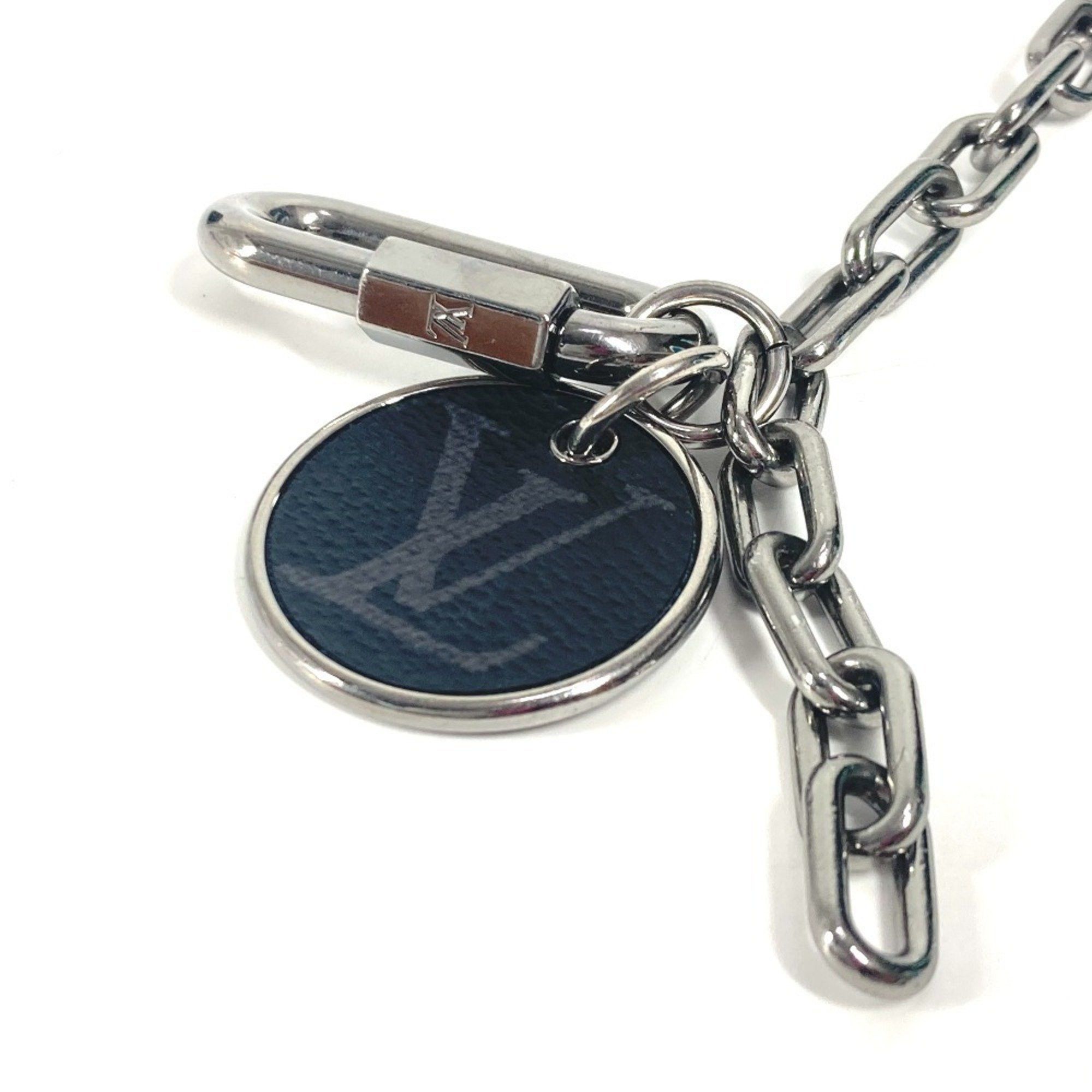Louis Vuitton LOUIS VUITTON M68862 Monogram Eclipse Keychain, Bag Charm, Metal, Black, for Men and Women Size ONE SIZE - 3 Thumbnail