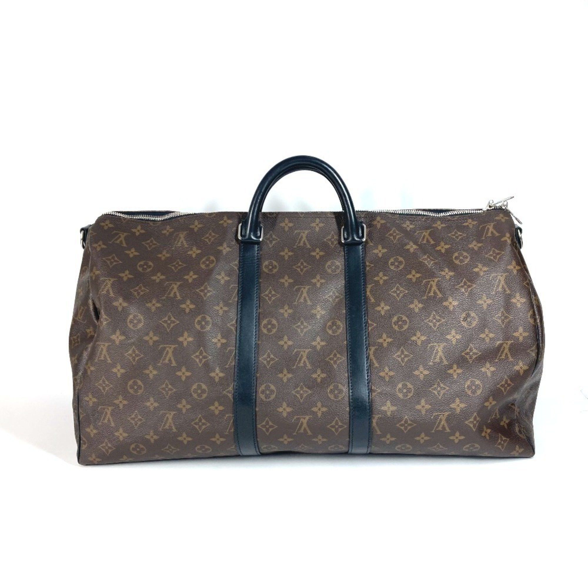 LOUIS VUITTON M56714 Monogram Macassar Keepall Bandouliere 55
