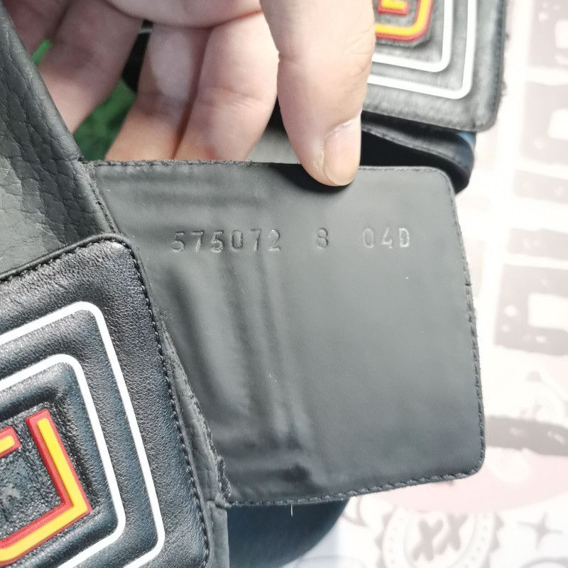 Gucci Gucci Black Logo Leather Slides Size US 8.5 / EU 41-42 - 4 Thumbnail
