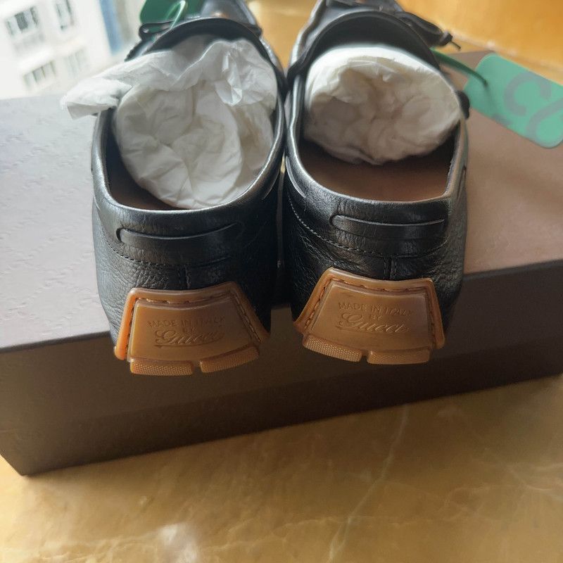 Gucci Gucci Casual Leather Shoes in Black and Brown Size US 9.5 / EU 42-43 - 3 Thumbnail
