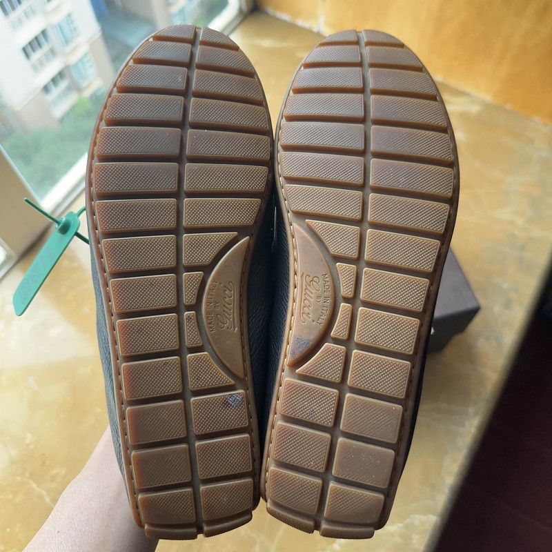 Gucci Gucci Casual Leather Shoes in Black and Brown Size US 9.5 / EU 42-43 - 4 Thumbnail