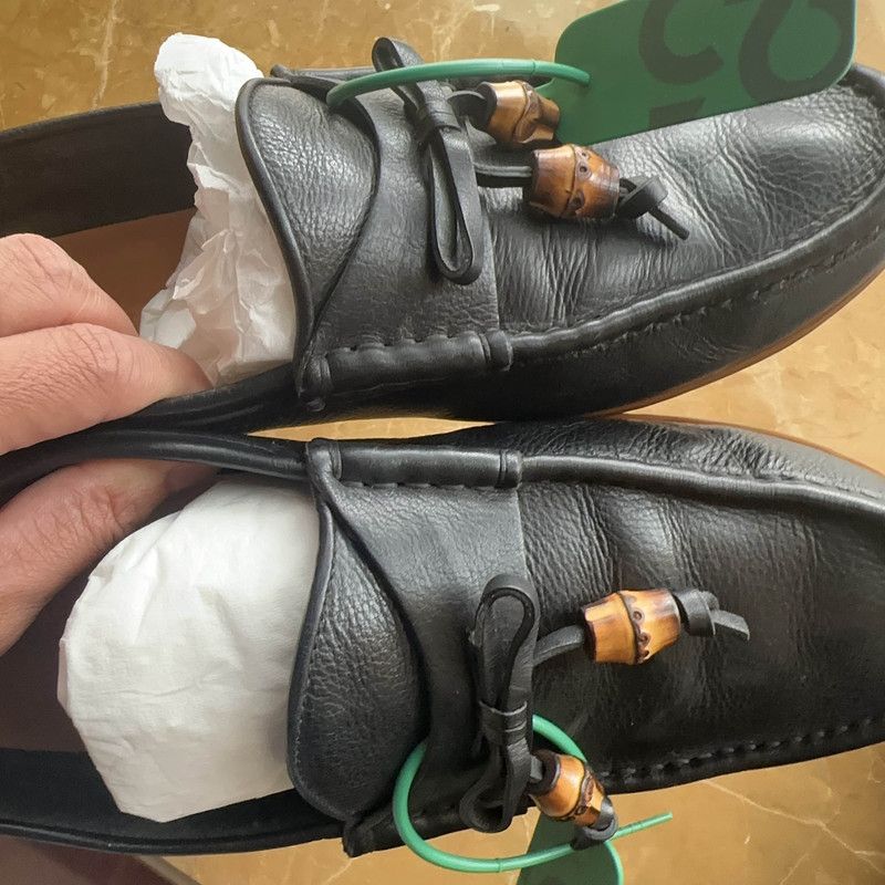 Gucci Gucci Casual Leather Shoes in Black and Brown Size US 9.5 / EU 42-43 - 7 Thumbnail