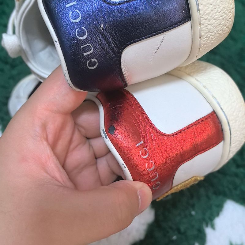 Gucci Gucci Ace Embroidered Love Sneakers for Men Size US 8 / EU 41 - 6 Thumbnail