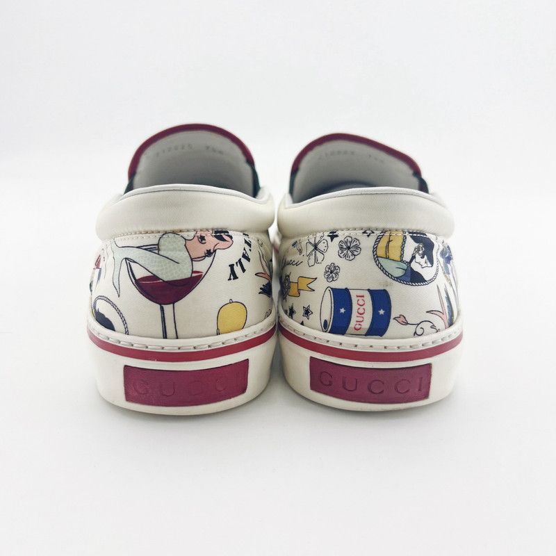 Gucci Gucci Graffiti Print Casual Slip-On Shoes Size US 8 / EU 41 - 3 Thumbnail