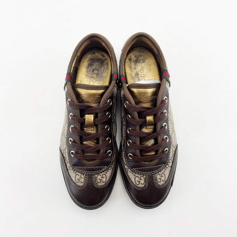 Gucci Gucci Stylish Casual Low-Top Sneakers Size US 5.5 / EU 38 - 2 Thumbnail