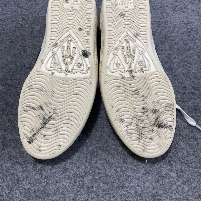 Gucci Gucci Ace Floral Print Casual Sneakers for Men Size US 9 / EU 42 - 6 Thumbnail