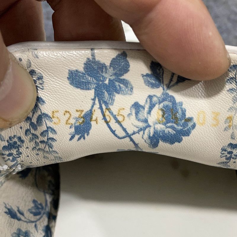 Gucci Gucci Ace Floral Print Casual Sneakers for Men Size US 9 / EU 42 - 4 Thumbnail
