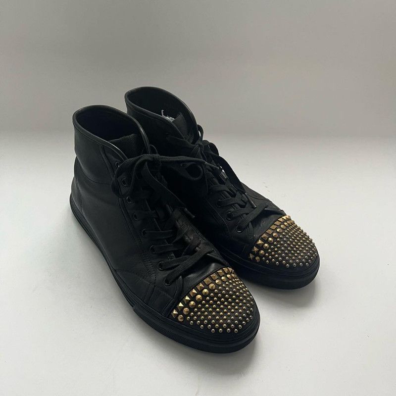 Gucci GUCCI Black Casual High-Top Sneakers Size US 8.5 / EU 41-42 - 2 Thumbnail
