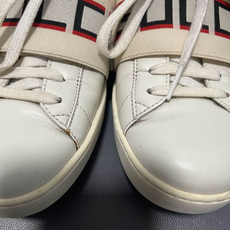 Gucci Gucci Ace Striped Low-Top Fashion Sneakers Size US 6.5 / EU 39-40 - 12 Thumbnail