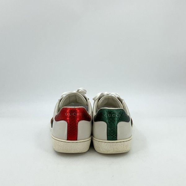 Gucci Gucci Ace Leather Fashion Sneakers for Men Size US 8.5 / EU 41-42 - 4 Thumbnail