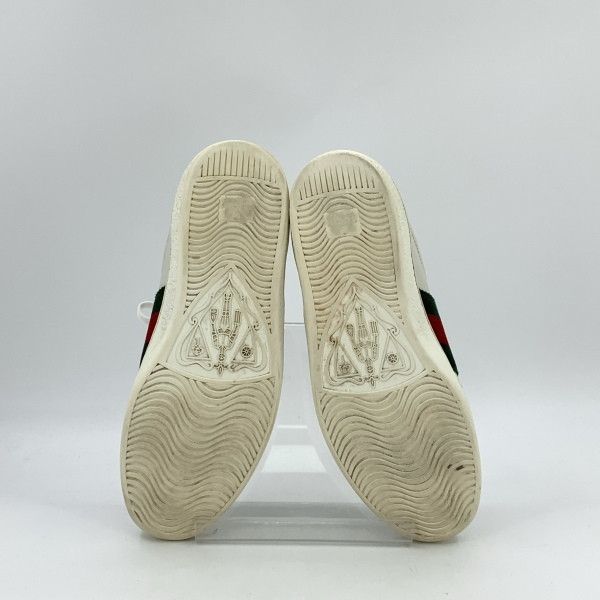 Gucci Gucci Ace Leather Fashion Sneakers for Men Size US 8.5 / EU 41-42 - 5 Thumbnail