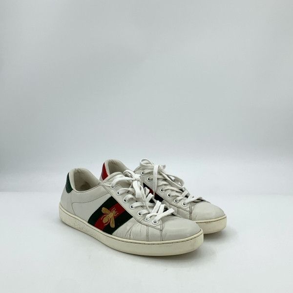 Gucci Gucci Ace Leather Fashion Sneakers for Men Size US 8.5 / EU 41-42 - 2 Thumbnail