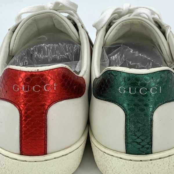 Gucci Gucci Ace Leather Fashion Sneakers for Men Size US 8.5 / EU 41-42 - 9 Thumbnail
