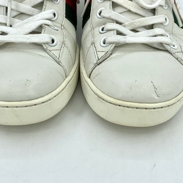 Gucci Gucci Ace Leather Fashion Sneakers for Men Size US 8.5 / EU 41-42 - 8 Thumbnail