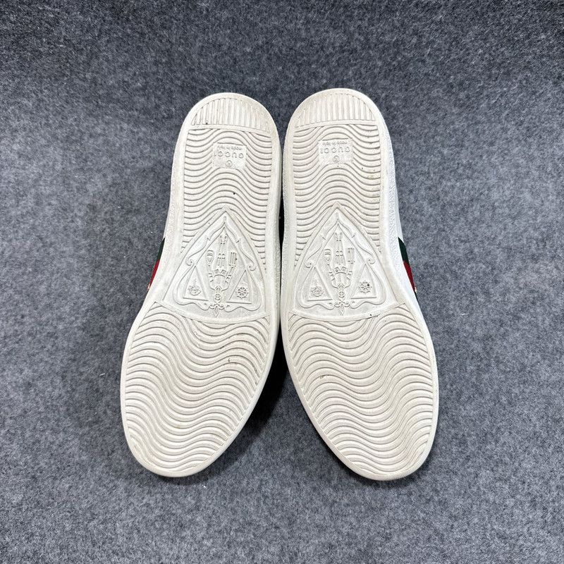 Gucci Gucci Ace Low-Top Leather Sneakers for Men Size US 8.5 / EU 41-42 - 5 Thumbnail
