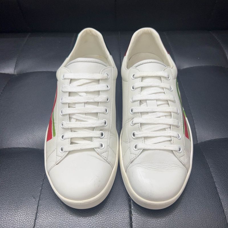 Gucci Gucci Ace Casual Sneakers with Retro Double G Size US 8 / EU 41 - 2 Thumbnail