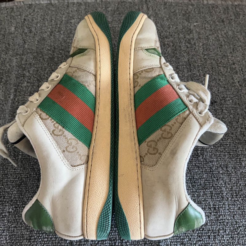 Gucci Gucci Screener Low-Top Leather Sneakers for Men Size US 8.5 / EU 41-42 - 7 Thumbnail